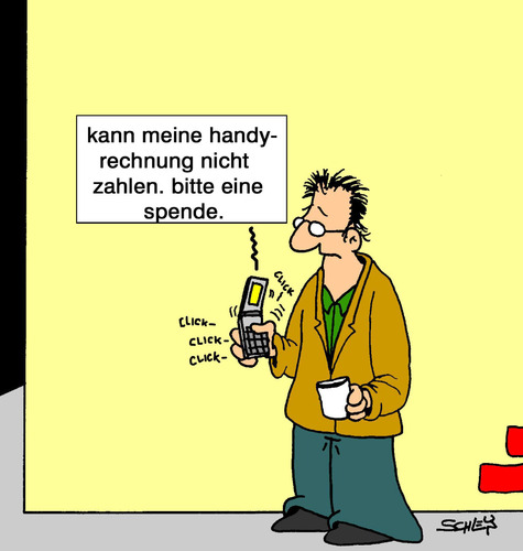 Cartoon: Handy (medium) by Karsten Schley tagged handy,gesellschaft,mobilität,mobiltelefon,flatrate,kommunikation,geld,technik,handy,mobilität,gesellschaft,mobiltelefon,flatrate,kommunikation,geld,technik