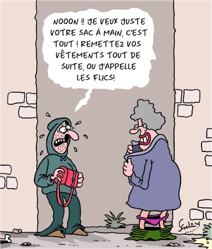 Cartoon: NOOOON!!! (medium) by Karsten Schley tagged pickpockets,crime,sexe,hommes,femmes,police,harcelement,pickpockets,crime,sexe,hommes,femmes,police,harcelement