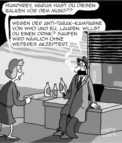 Rauchen und Saufen