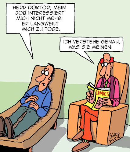 Cartoon: Top motiviert!! (medium) by Karsten Schley tagged jobs,arbeit,psychologie,ärzte,patienten,psychiater,karriere,motivation,wirtschaft,arbeitgeber,gesundheit,gesellschaft,jobs,arbeit,psychologie,ärzte,patienten,psychiater,karriere,motivation,wirtschaft,arbeitgeber,gesundheit,gesellschaft
