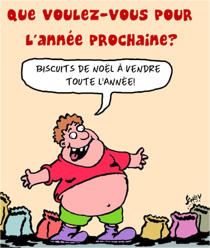 Cartoon: Voeux du Nouvel An (medium) by Karsten Schley tagged noel,souhaits,surpoids,alimentation,sante,noel,souhaits,surpoids,alimentation,sante