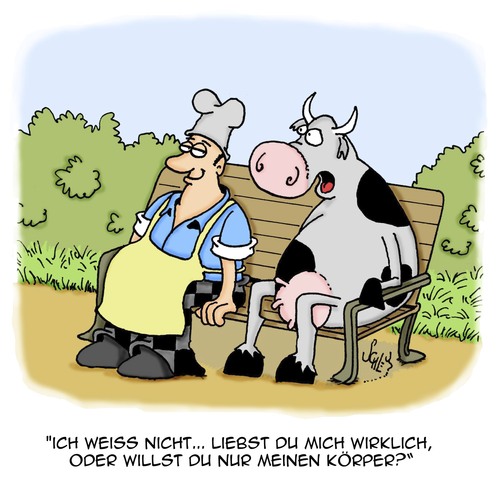 Cartoon: Wahre Liebe!! (medium) by Karsten Schley tagged liebe,männer,ernährung,essen,kochen,liebe,männer,ernährung,essen,kochen,sex