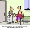 Cartoon: Abschalten (small) by Karsten Schley tagged technik,gesundheit,smartphones,patienten,ärzte,tinnitus,freizeit,arbeit