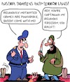 Cartoon: Anti-Terror Laws (small) by Karsten Schley tagged austria,laws,terrorism,religion,crime,politics,society