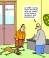 Cartoon: Armer Hund (small) by Karsten Schley tagged tiere haustiere mann männer gesellschaft gesundheit
