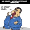 Cartoon: Armer Sigmar... (small) by Karsten Schley tagged gabriel,putin,russland,deutschland,spd,sanktionen,wirtschaft,business,politik,wirtschaftspolitik,rückrat,eu