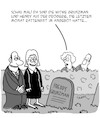 Cartoon: Auf dem Friedhof (small) by Karsten Schley tagged ehe,männer,frauen,tod,witwen,friedhöfe,kriminalität,sonderangebote,wirtschaft,beziehungen,gesellschaft