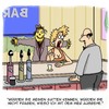 Cartoon: Ausgehen (small) by Karsten Schley tagged männer,frauen,bars,ehe,liebe,beziehungen,trinken