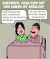 Cartoon: Baerbocks Koalition (small) by Karsten Schley tagged linke,grüne,sozialismus,baerbock,demokratie,klima,politik,wahlen,freiheit,stalin,bürgerrechte,gesellschaft,deutschland