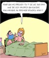 Cartoon: Bal Masque (small) by Karsten Schley tagged coronavirus,covid19,hommes,femmes,masques,sexe,rendevous