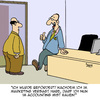 Cartoon: Befördert!! (small) by Karsten Schley tagged arbeit,arbeitnehmer,beförderung,arbeitgeber,karriere,wirtschaft,business,jobs,büro