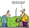 Cartoon: Beissen (small) by Karsten Schley tagged tiere,haustiere,hunde,waffen,männer,natur