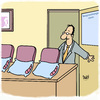 Cartoon: Besprechung (small) by Karsten Schley tagged arbeit,büro,jobs,wirtschaft,business,besprechungen,meetings,konferenzen