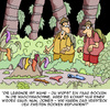 Cartoon: Das Rätsel ist gelöst! (small) by Karsten Schley tagged legenden,mythen,socken,wissenschaft,natur,urwald,wissenschaftler,forschung,entdeckungen
