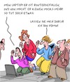 Cartoon: Der Admin macht das! (small) by Karsten Schley tagged computer,technik,admins,internet,it,experten,kommunikation,gesellschaft