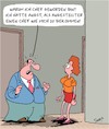 Cartoon: Der Chef (small) by Karsten Schley tagged wirtschaft,business,arbeit,arbeitgeber,arbeitnehmer,politik,management,gesellschaft