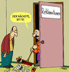 Cartoon: Der Nächste bitte (small) by Karsten Schley tagged kundenservice,business,wirtschaft,service,gesellschaft,deutschland,verkaufen,geld