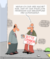Cartoon: Der Staat hilft! (small) by Karsten Schley tagged staat,regierung,armut,politik,renten,altersarmut,soziales,einkommen,lebenshaltungskosten,gesellschaft