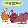 Cartoon: DER WEIHNACHTSMANN (small) by Karsten Schley tagged weihnachten feiertage kirche christentum weihnachtsmann jobs business entlassungen jobabbau religion