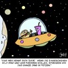 Cartoon: Die Aliens kommen!! (small) by Karsten Schley tagged weltraum,ausserirdische,ernährung,essen,fastfood,natur,aliens