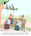 Cartoon: Die da oben (small) by Karsten Schley tagged politik,meinung,regierung,regierungskritik,vertrauen,biologie,natur,vögel,verdauung,medien,gesellschaft