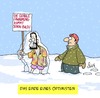Cartoon: Die Globale Erwärmung kommt!!!! (small) by Karsten Schley tagged klima,umwelt,hysterie,aberglaube,wissenschaft,wetter,manipulation,winter,schnee,demonstration,wettervorhersage