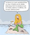 Cartoon: Die kleine Meerjungfrau (small) by Karsten Schley tagged mythen,legenden,meerjungfrauen,literatur,filme,frauen,mode,umwelt,medien