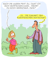 Cartoon: Die Zukunft (small) by Karsten Schley tagged wirtschaft,europa,eu,wirtschaftsaussichten,politik,väter,töchter,freizeit,kinder,familie,gesellschaft