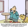Cartoon: Dringend!!! (small) by Karsten Schley tagged paketdienste,bestellungen,onlineshopping,haustiere,hunde,wirtschaft,business