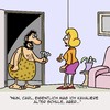 Cartoon: Ein Kavalier (small) by Karsten Schley tagged dating,beziehungen,männer,frauen,altmodisch,gentlemen,liebe,ausgehen,manieren,gesellschaft,bildung