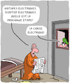 Cartoon: Electrique (small) by Karsten Schley tagged trafic,energie,climat,prisons,justice,captives,sentence,de,mort