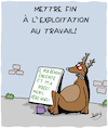 Cartoon: Exploitation (small) by Karsten Schley tagged travail,employeur,employe,exploitant,bureau,exploitation,sexe,societe
