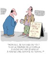 Cartoon: Fier de toi (small) by Karsten Schley tagged famille,politique,carriere,etudes,travail,reussite,chomage,pauvrete,societe