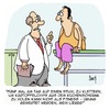 Cartoon: Fit und gesund!! (small) by Karsten Schley tagged sport,übungen,gewicht,übergewicht,gesundheit,fettleibigkeit,ärzte,patienten,medizin,ernährung,gesellschaft,freizeit