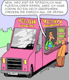 Cartoon: Food Truck (small) by Karsten Schley tagged ernährung,vegan,gastronomie,business,trends,essen,gesellschaft