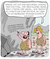 Cartoon: Frühes Genie (small) by Karsten Schley tagged steinzeit,binärcode,genies,talent,männer,frauen,erfindungen,fortschritt,technik,katzenbilder,gesellschaft