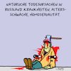 Cartoon: Ganz natürlich (small) by Karsten Schley tagged russland,homosexualität,tod,homophobie,politik,verbrechen,kriminalität,staatsverbrechen,putin,hass,gesellschaft