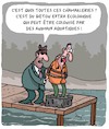 Cartoon: Gemissements et plaintes (small) by Karsten Schley tagged crime,environnement,animaux,nature,meurtre,eau,societe
