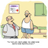 Cartoon: GESPALTEN (small) by Karsten Schley tagged psychologie,psychiatrie,medizin,doktoren,patienten