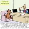 Cartoon: Gleiches Recht für alle! (small) by Karsten Schley tagged wirtschaft,business,gleichberechtigung,diskriminierung,arbeit,jobs,bewerbungen,arbeitsrecht,rechtsanwälte,sex,tiere,hunde