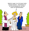 Cartoon: Heirat (small) by Karsten Schley tagged ehe,liebe,heiraten,männer,frauen,familie,gesellschaft,kirche,religion,scheidung,anwälte,recht
