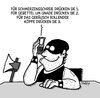 Cartoon: Henker (small) by Karsten Schley tagged hotlines,telemarketing,telefonservice,wirtschaft,kommunikation,gesellschaft,deutschland