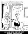 Cartoon: Home - Office (small) by Karsten Schley tagged arbeit,jobs,homeoffice,corona,ehe,liebe,familie,männer,frauen,gesundheit,kriminalität,gesellschaft
