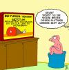 Cartoon: HORROR! (small) by Karsten Schley tagged fernsehen,kinder,ernährung,film