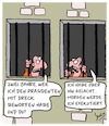 Cartoon: Im Knast (small) by Karsten Schley tagged diktaturen,meinungsfreiheit,demokratie,politik,justiz,unterdrückung,gefängnisse,opposition,kritik,gesellschaft