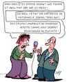 Cartoon: Journalisme (small) by Karsten Schley tagged journalisme,sexisme,demission,misogynie,passe,societe,medias