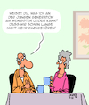 Cartoon: Junge Generation (small) by Karsten Schley tagged alter,jugend,generationen,lebenszeit,gesundheit,zeit,rente,rentner,pensionen,pensionäre,babyboomer,generationenkonflikt,gesellschaft,medien,psychologie