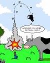Cartoon: Kühe und Methangas (small) by Karsten Schley tagged landwirtschaft biogas biosprit umwelt umweltschutz klimaerwärmung