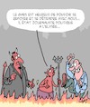 Cartoon: La paix et le calme (small) by Karsten Schley tagged politique,journalisme,detente,enfer,mort,purgatoire,calme,paix,medias,societe