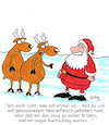 Cartoon: Lecker Zeug! (small) by Karsten Schley tagged tiere,rentiere,weihnachten,weihnachtsmann,religion,bibel,christentum,feiertage,ernährung,gesellschaft
